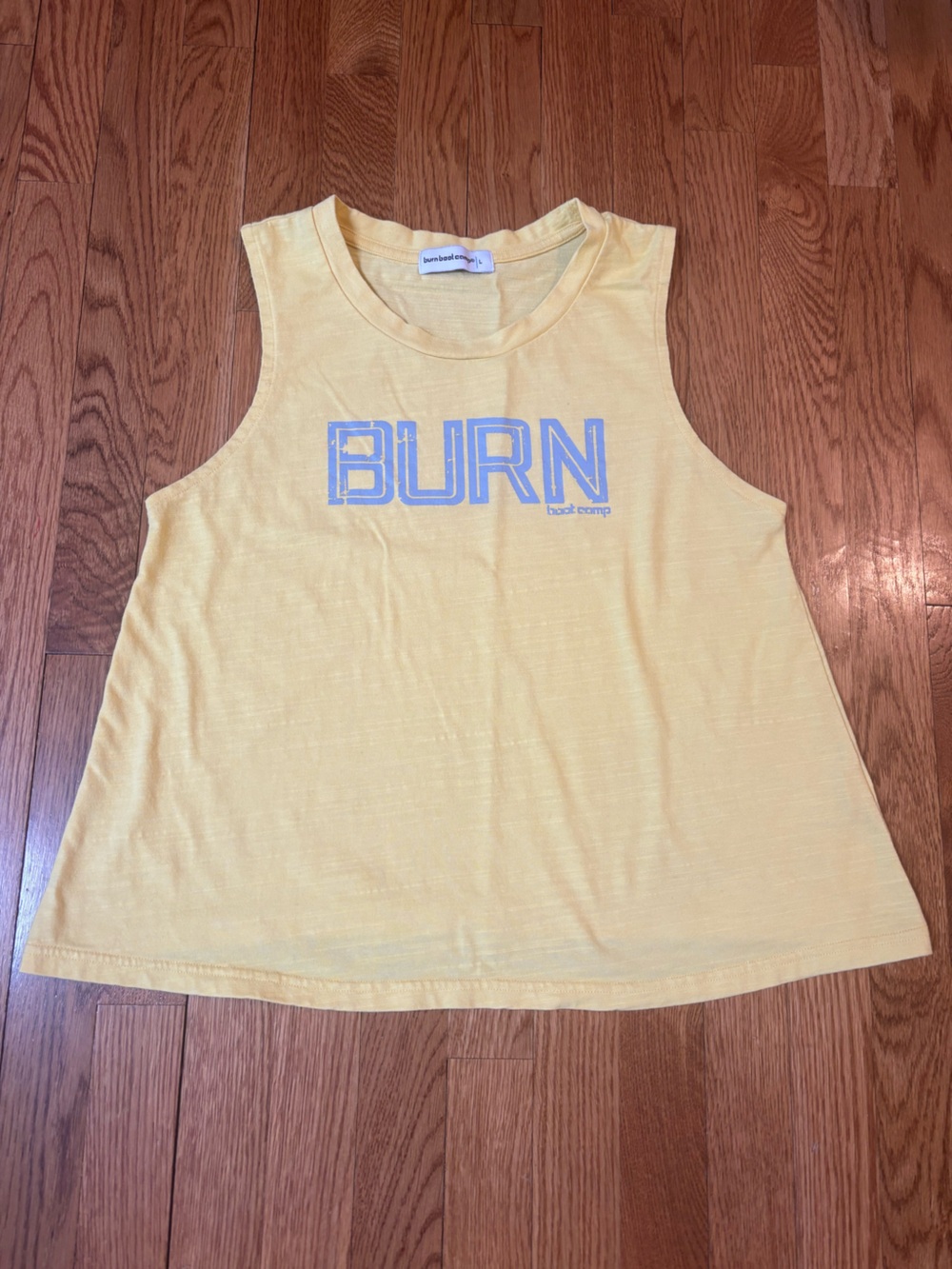 BURN Yellow Tank Top